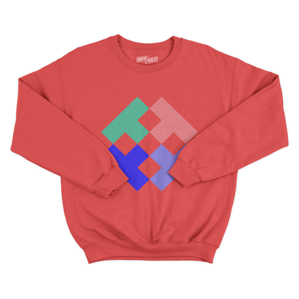 Red Crewneck Sweatshirt